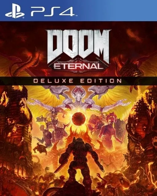 Portada de DOOM Eternal Deluxe Edition